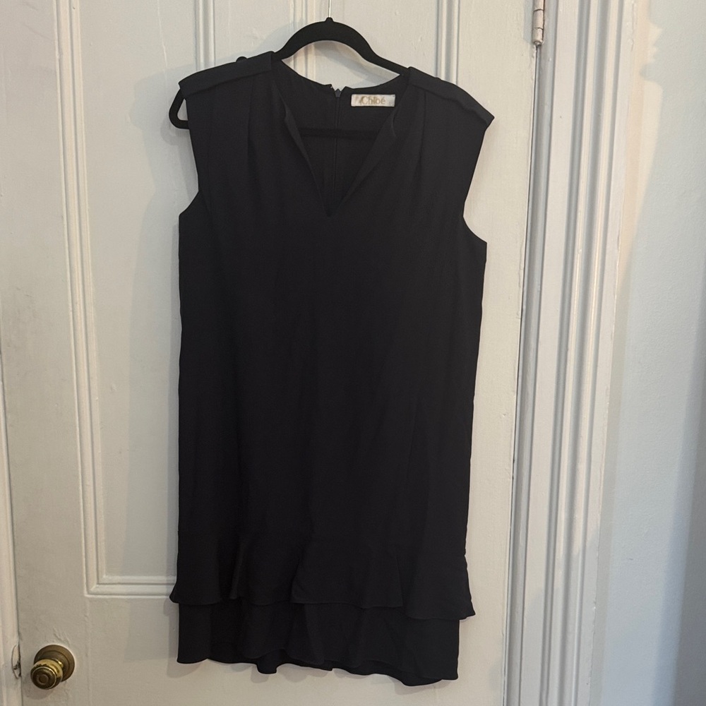 Chloe Black Sleeveless Tunic